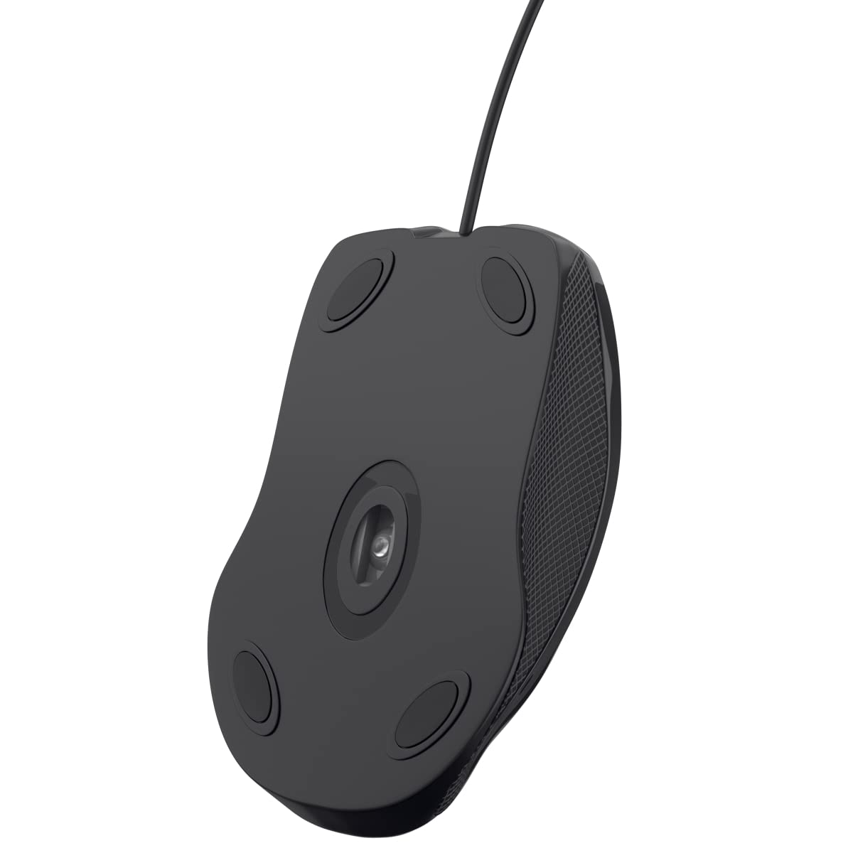 Portronics Toad 101 Wired Optical Mouse with 1200 DPI, Plug & Play, Hi-Optical Tracking, 1.25M Cable Length, 30Lakhs Click Life(Black) - Image 4