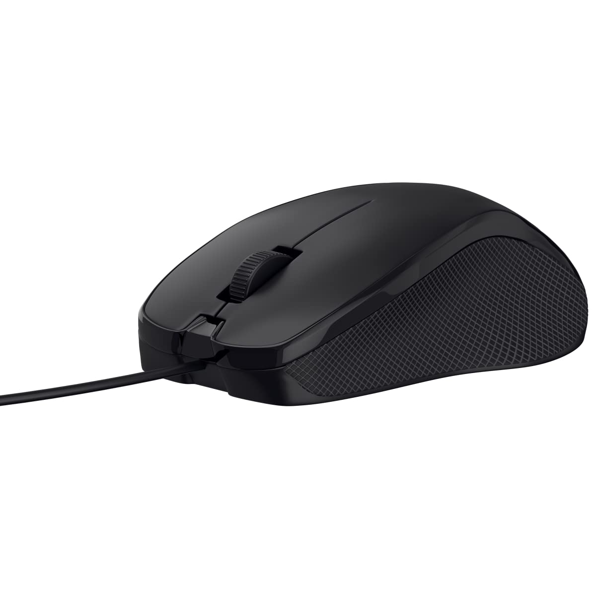 Portronics Toad 101 Wired Optical Mouse with 1200 DPI, Plug & Play, Hi-Optical Tracking, 1.25M Cable Length, 30Lakhs Click Life(Black) - Image 3