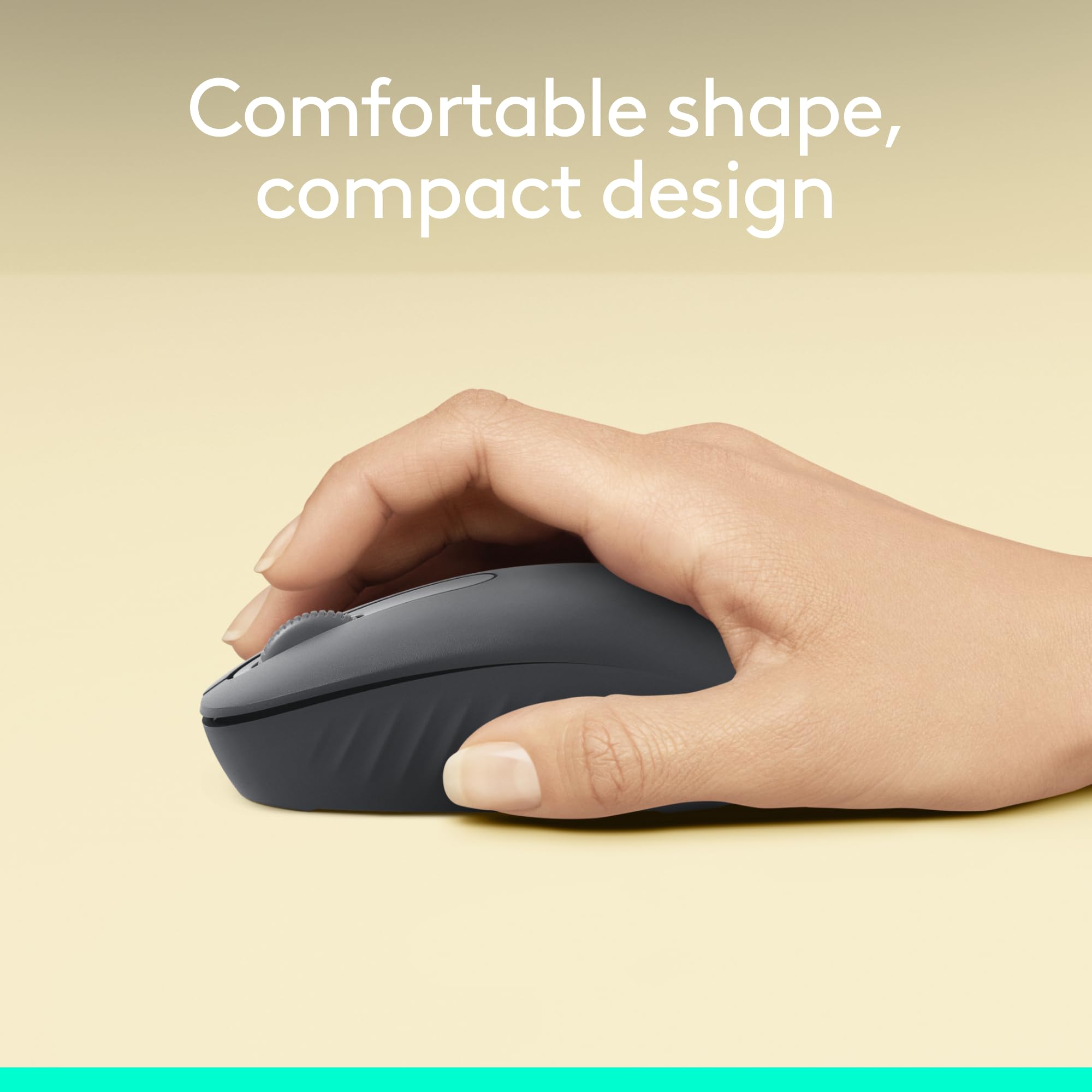 Logitech M196 Bluetooth Wireless Mouse, Compact and Portable Mouse for Laptops, Tablets and More, 12-Month Battery, Smooth Tracking, Compatible with PC and Mac, Windows and macOS - Graphite - Image 4