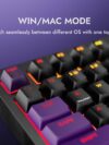 Kreo Swarm 75% Wireless Mechanical Keyboard with Pass Through Keycaps, Advanced Web Software, Pre-lubed Switches, 5-pin Hot Swap PCB, 5 Layers Sound Absorption and Software Support